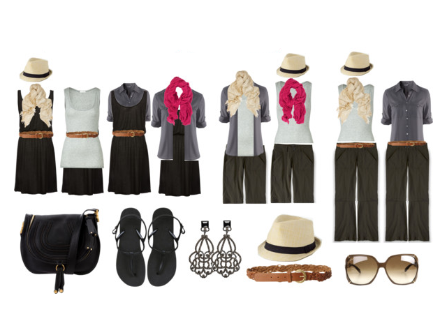 Minimalist Travel Packing – How to Mix and Match 4 Pieces of Clothing