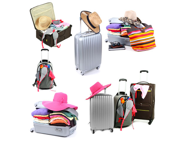 fashion travel girl packing cubes