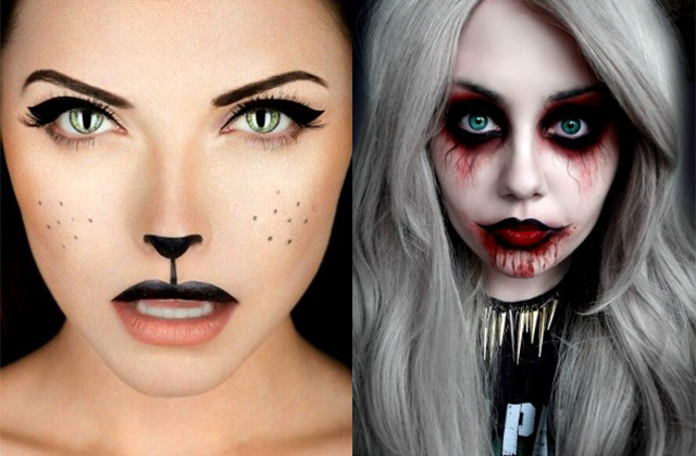 Easy Halloween Makeup & Outfit Idea