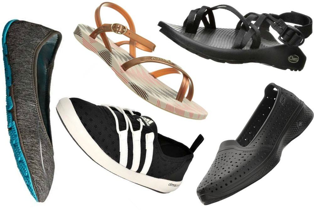 water shoes with heel strap