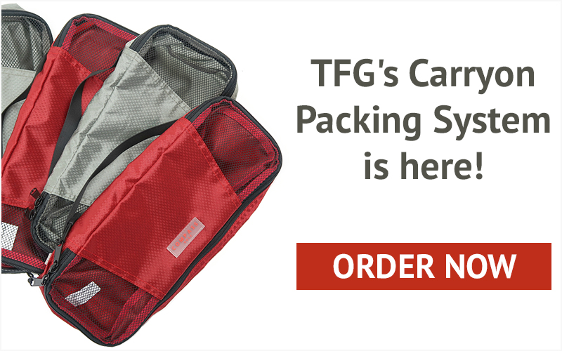 fashion travel girl packing cubes