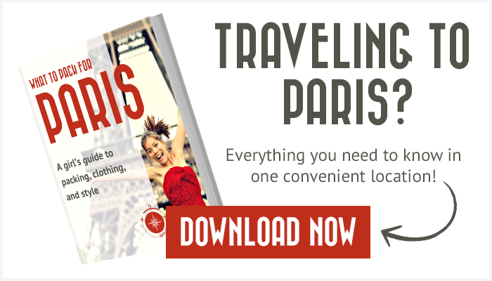 paris tourist items