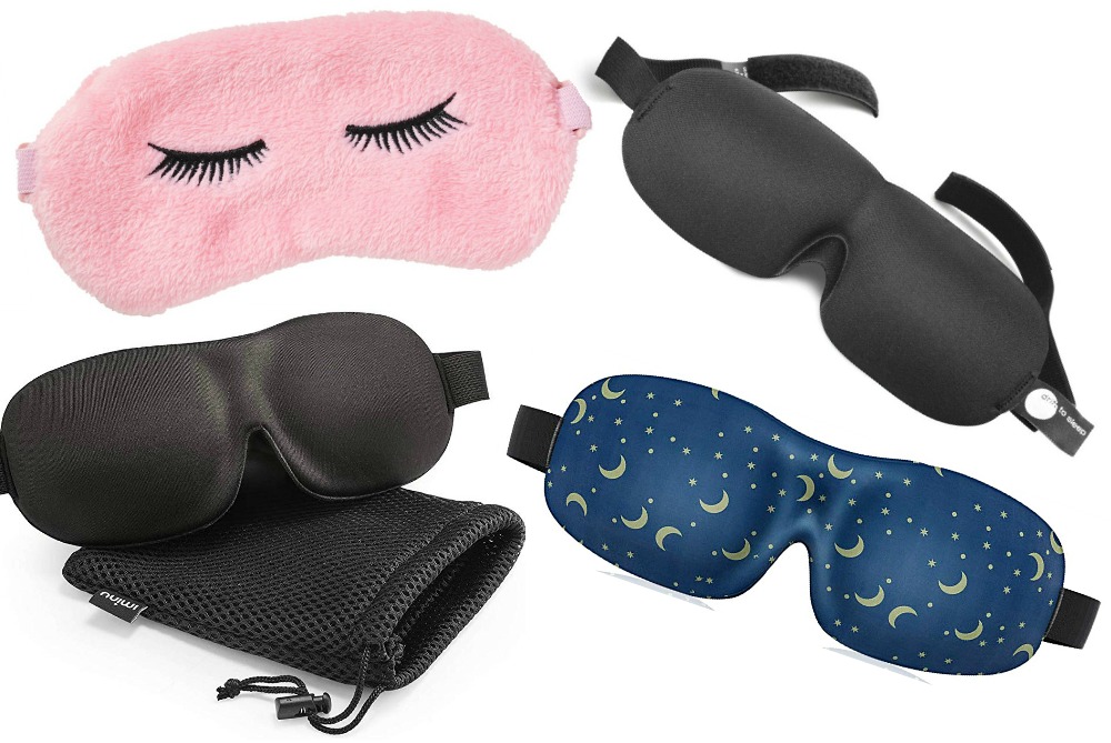TRAVEL SLEEP SET EYE MASK AND EAR PLUGS IDEAL FOR AIR SEA OR TRAIN TRAVEL 
