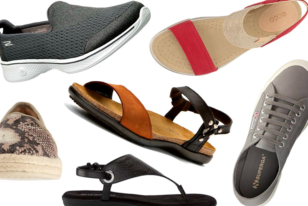 comfortable and stylish shoes for travel