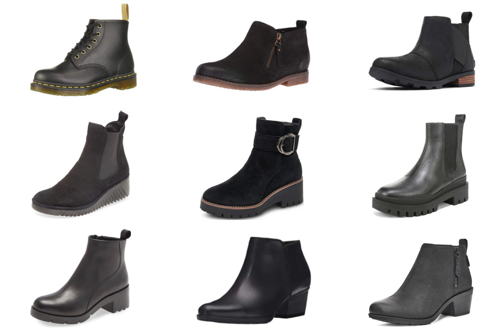 10 Best Black Ankle Boots Walking