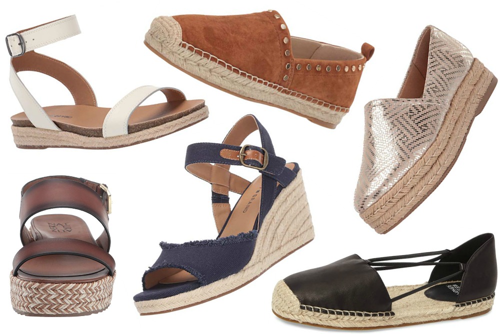 ladies gold espadrilles