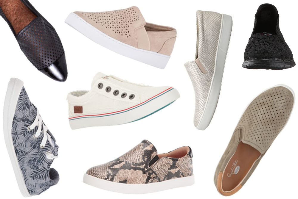 popular womens slip on sneakers