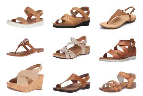 klever tan sandals