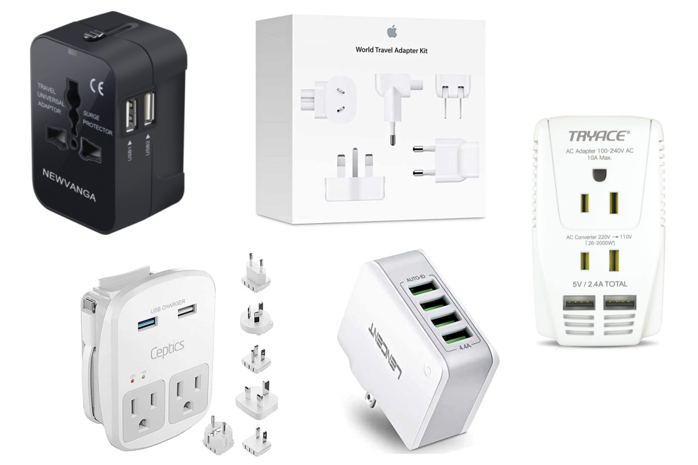 Shop European Plug Adapter & Type C Adapter combo