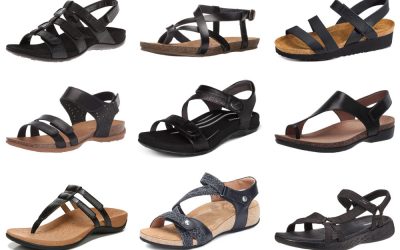 13 Best Black Sandals for Women