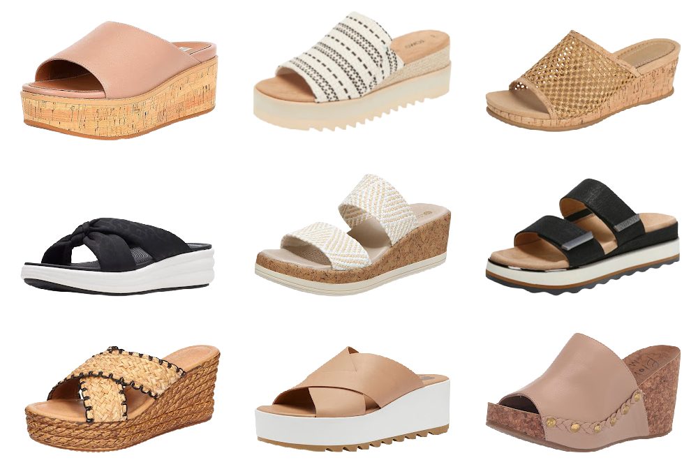 12 Best Wedge Slide Sandals to Pack This Summer